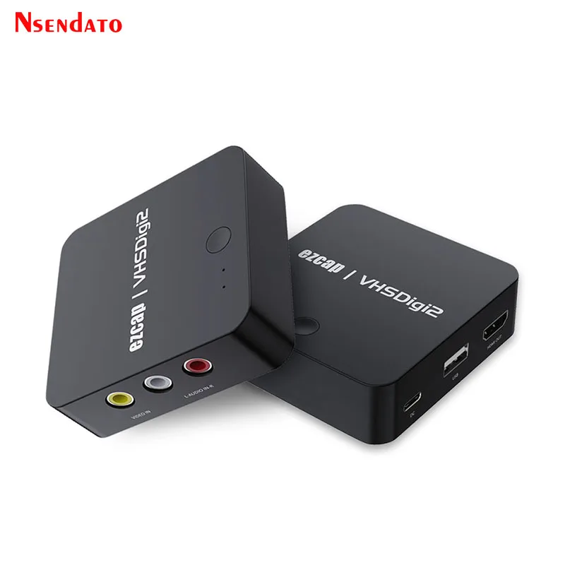 AV Recorder Video Capture Card Box Digitalize Video From VHS VCR DVD Player To Digital MP4 For USB Flash Driver Ezcap181