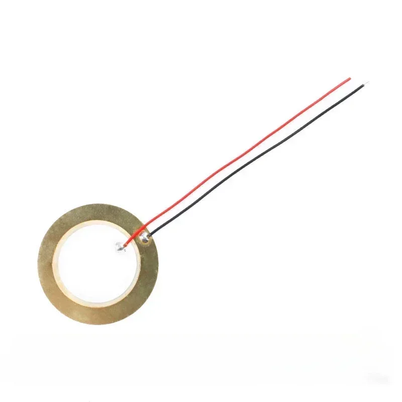 Piezoelectric Ceramic Wafer Buzzer Loudspeaker with Wire - Multiple Sizes Available