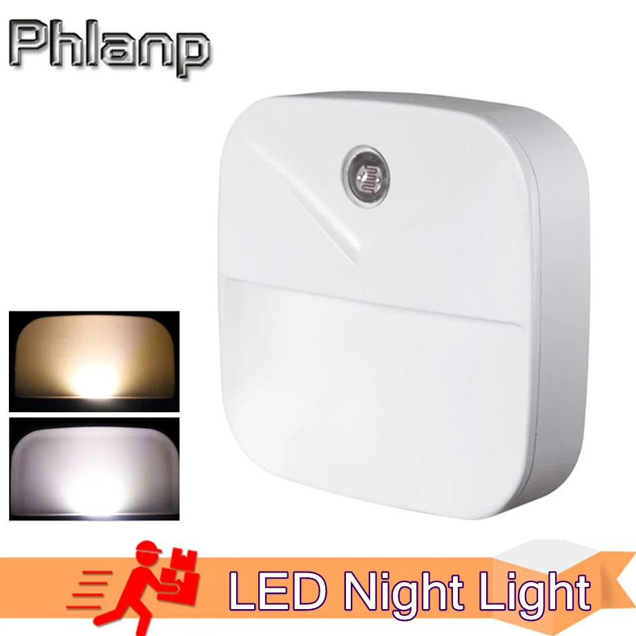 

Wireless Light Control Sensor LED Night Light EU US Plug Night Lights For Baby Kids Bedside Bedroom Corridor Lamp Lighting