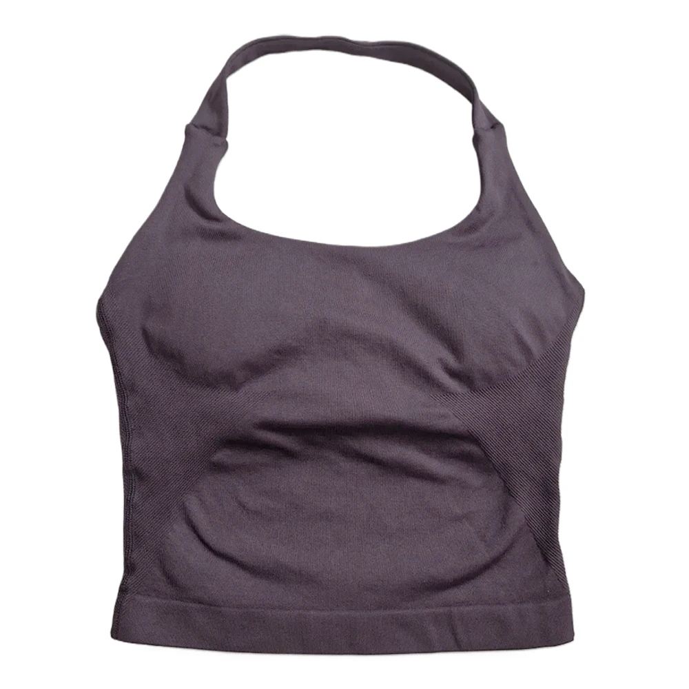 ตัวเลือกสินค้า เสื้อโยคะ Strappy Crop Top วัสดุ Seamless ใส่ออกกำลังกาย