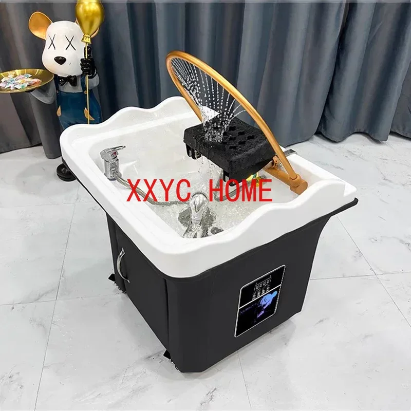 Head Spa Shampoo Chair Hair Comfort Piccola Stazione Di Lavaggio Dei Capelli Sedia Move Therapy Lettino Massaggio Furniture Mq50Sc