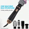Hot Air Brush 4 Head Replaceable Hair Dryer Comb Electric Straightener Negative Ions Blower Curler Hair Machine Home-appliance 6