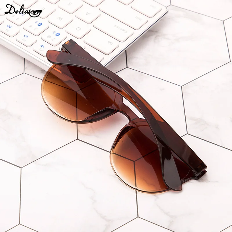 Candy Color Transparent Sunglasses UV400 Oval Frameless Sun Glasses Eyewear fashion sunglasses