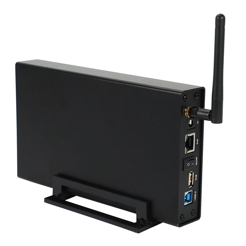 

Rj45 External Hard Drive Case Nas Wifi Antenna Wireless Sata USB 3.0 Wifi Hdd Interface Hdd Box Hdd 3.5-Caddy US Plug