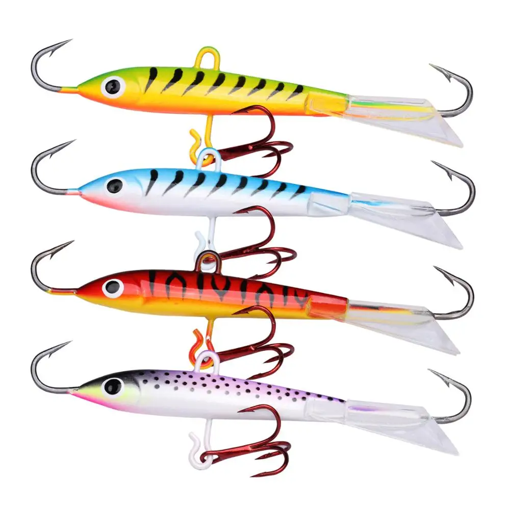 Fishing lure Goture 1pc winter balancers lure 8.3cm 18g ice fishing jigging rap with a minnow profile balance for pike trout fishing 4 color