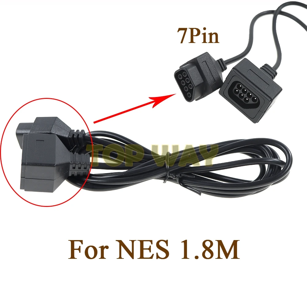 Cavo Di Prolunga 1Pc 1.8M 7 Pin Per Nintendo Classic Mini Nes Lead Controller Di Gioco Per Nes Game 7 Pin