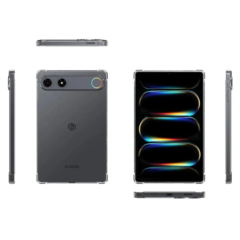 Ultra Slim Shockproof Protective Tablet Case with Clear TPU Back and Airbag Cushioning