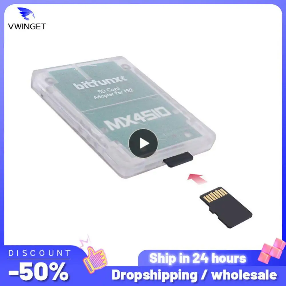 Sio2Sd Adattatore Per Scheda Tf/Sd Adattatore Per Lettore Di Schede Compatibile Playstation2 Console Di Gioco Ps2