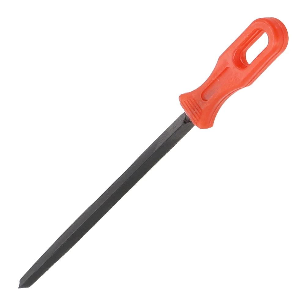 

1 шт., треугольная стальная ручка для пилки, 6 дюймов, 80 мм, фотопила для работ по дереву и пластику, черные и красные ручные инструменты