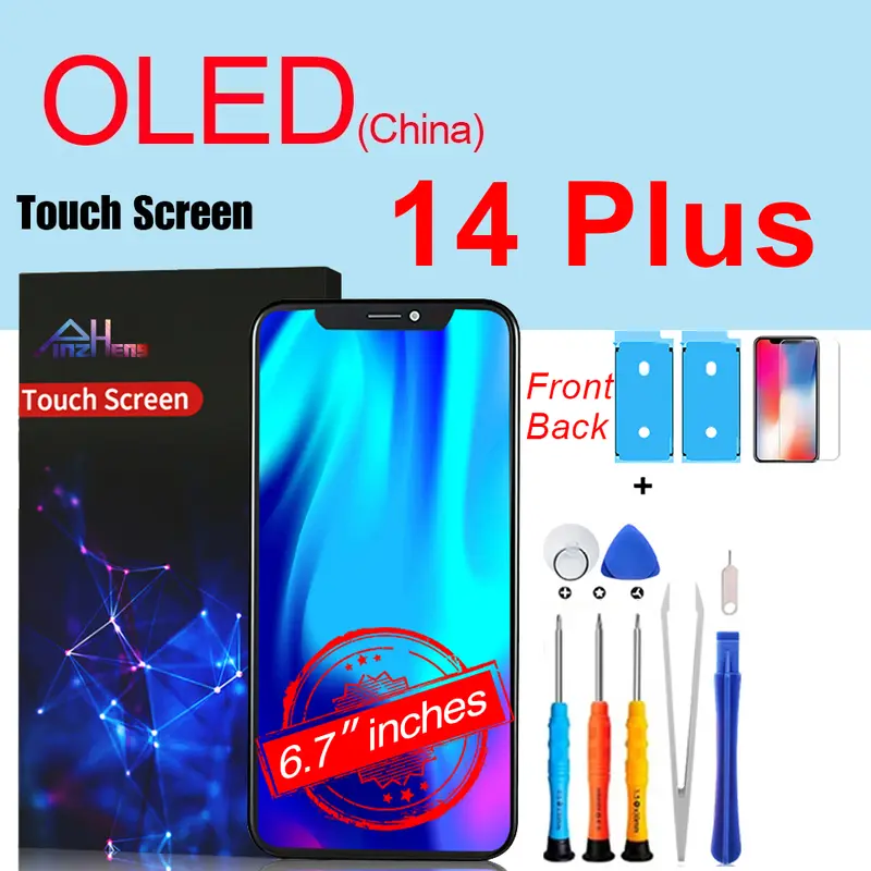 PINZHENG High Quality Screen INCELL LCD OLED For iPhone 14 Pro 15 Plus 13 Pro Max Displays For iPhone Replacement With Tools - Image 25