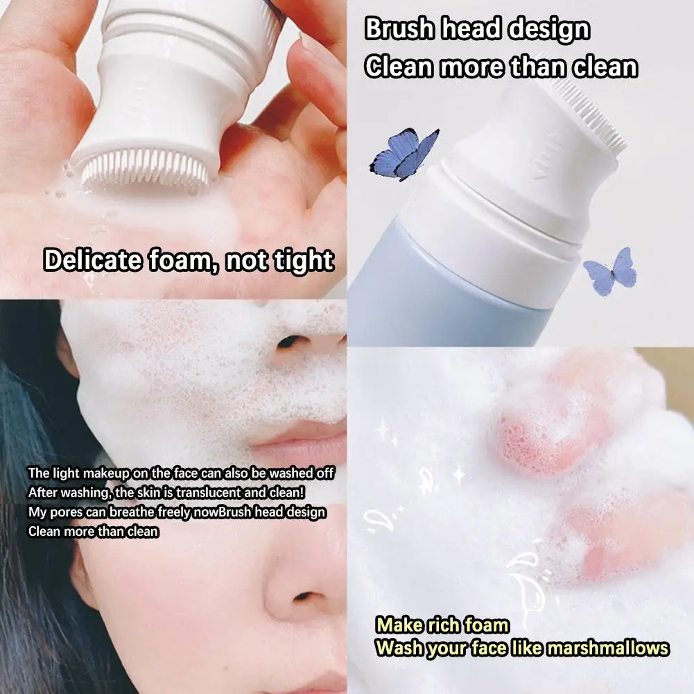

120ml Amino Acid Foaming Deep Cleansing Face Cleanser Whitening Care Massage Anti Aging Moisturizing Care remover Cleanser U0U4