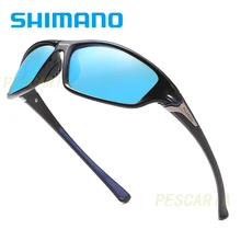 Shimano – lunettes de soleil polarisées pour hommes et femmes, pour la pêche, le sport en plein air, le Camping, Uv400 