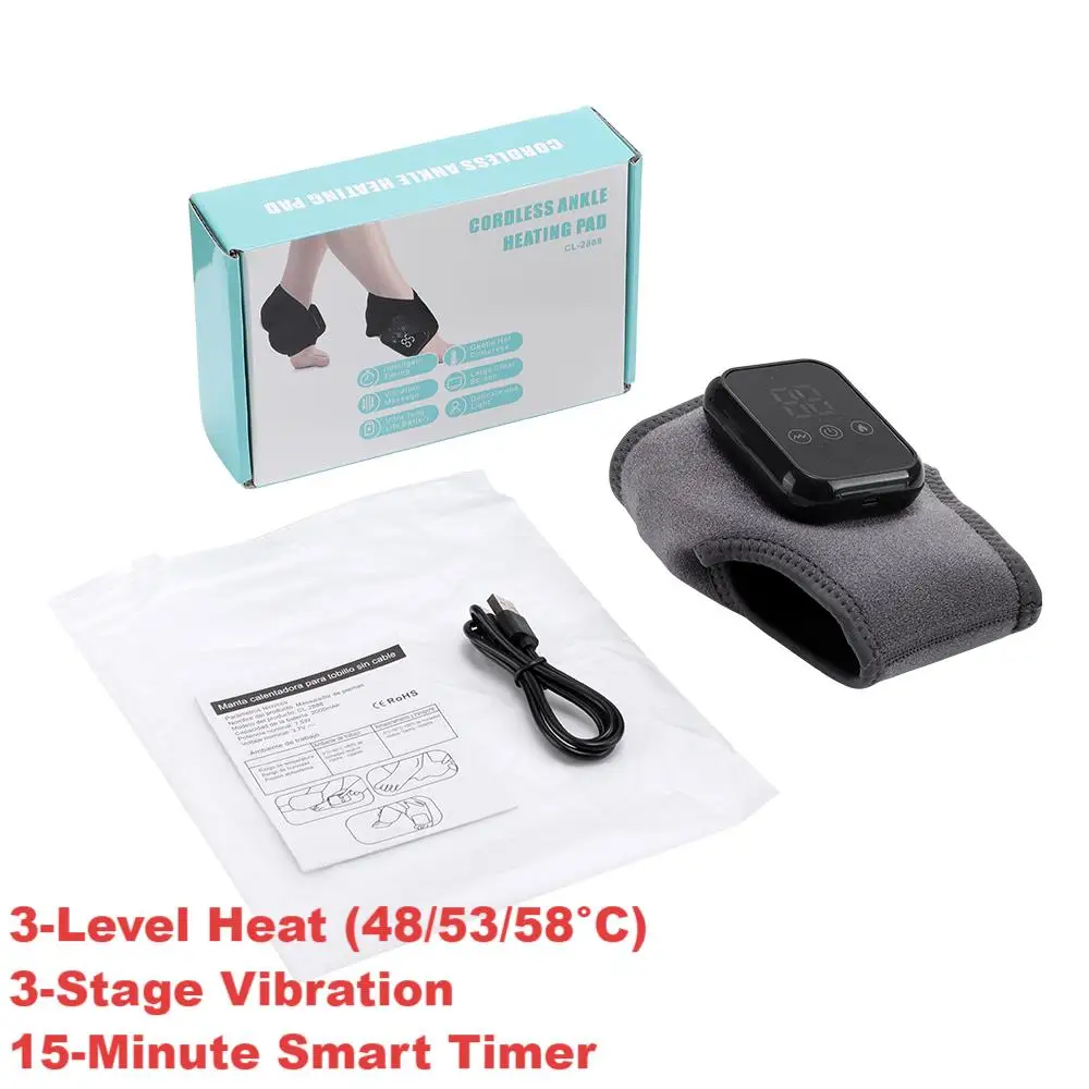 مدلك حرارة القدم الساخن يضغط الاهتزاز مدلك الموقت...