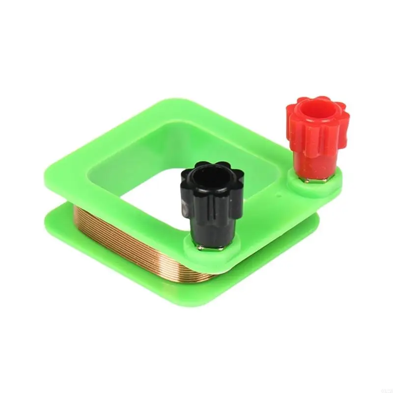 Electromagnetic Induction Coil Demonstration Induction Coil for Physics Teaching Square Laboratory Equipment Tool