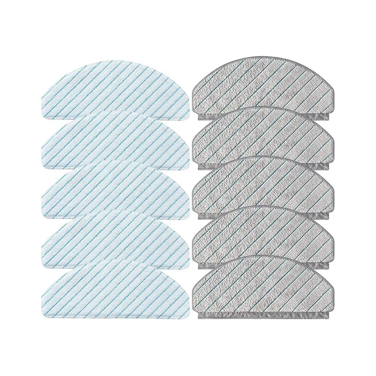 

10 шт., тканевые прокладки для тряпичной швабры Для ECOVACS DEEBOT OZMO T10/T10 Plus, детали для замены