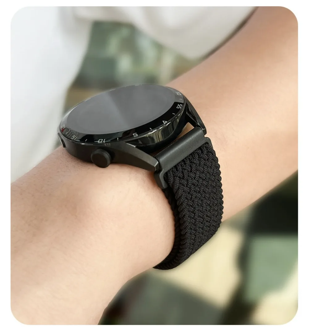 Magnetic Clasp Nylon Strap, 22mm, Breathable Bracelet