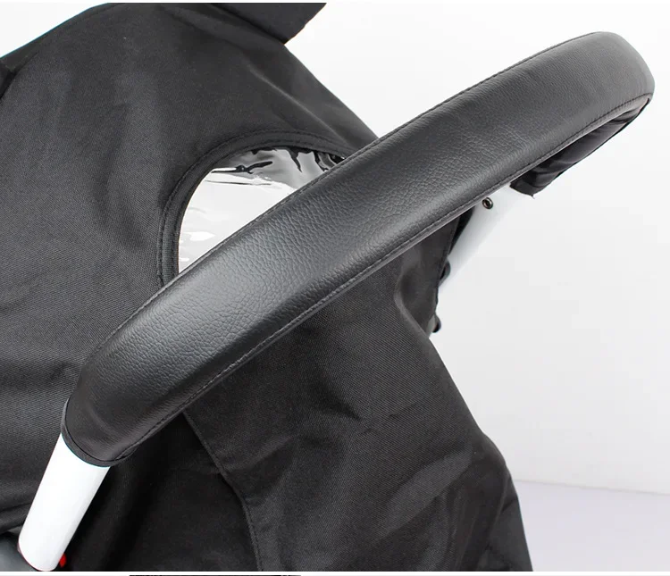 Baby Stroller Gloves Stroller Accessories Leather Protective Covers for Armrests and Handles Suitable for Baby Strollers