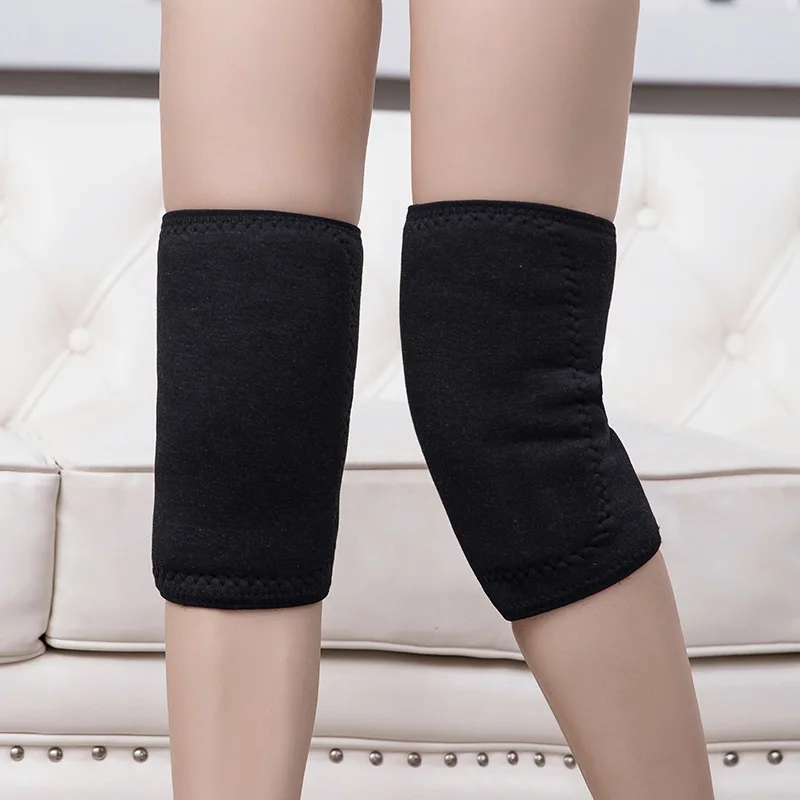 Winter Warm Knee Pads for Women Leg Warmers Men Old People Cold Leg Arthritis Kneepad Knee Support Rabbit Fur Knee Protector