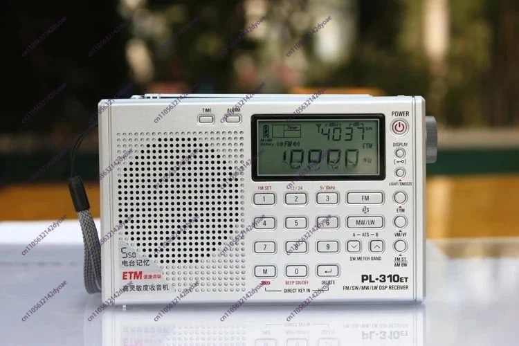 PL-310ET 풀 라디오 디지털 복조기 FM/AM/SW/LW 스테레오 라디오 휴대용 라디오 (영어 및 러시아어 사용자용)