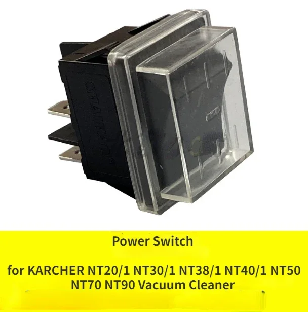 Interruptor do Aspirador de pó Interruptor Impermeável para Karcher Nt20 Nt30 Nt38 Nt40 Nt50 Nt70 Nt90