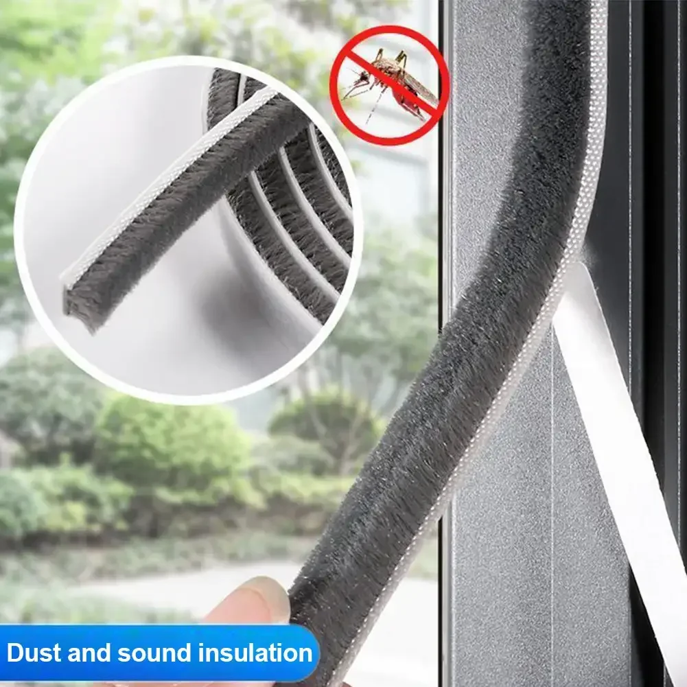 Windproof Self-Adhesive Weatherstrip Seal for Doors and Windows - 10M Dust Protection Strip