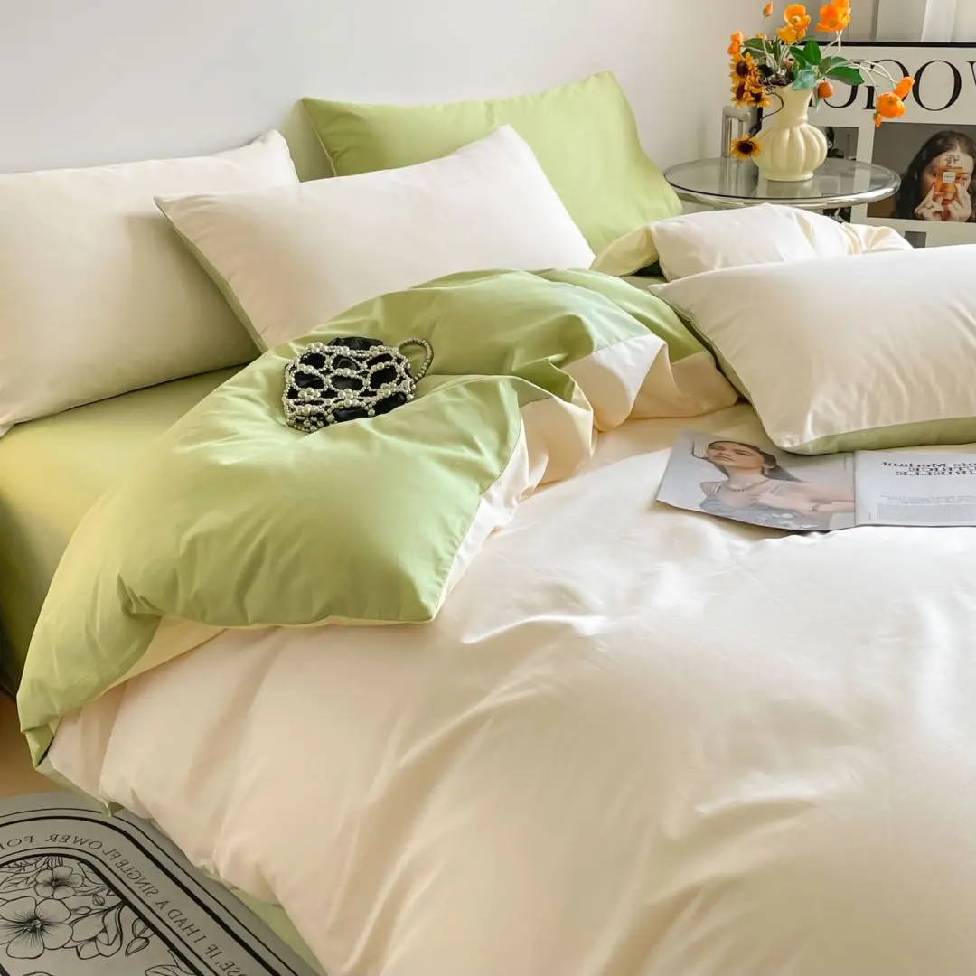 Duvet Cover 100% Egyptian Cotton Duvet Cover 400TC Solid Color Comforter Cover Zipper Closure Corner Ties Soft Luxury Hotel Bedding