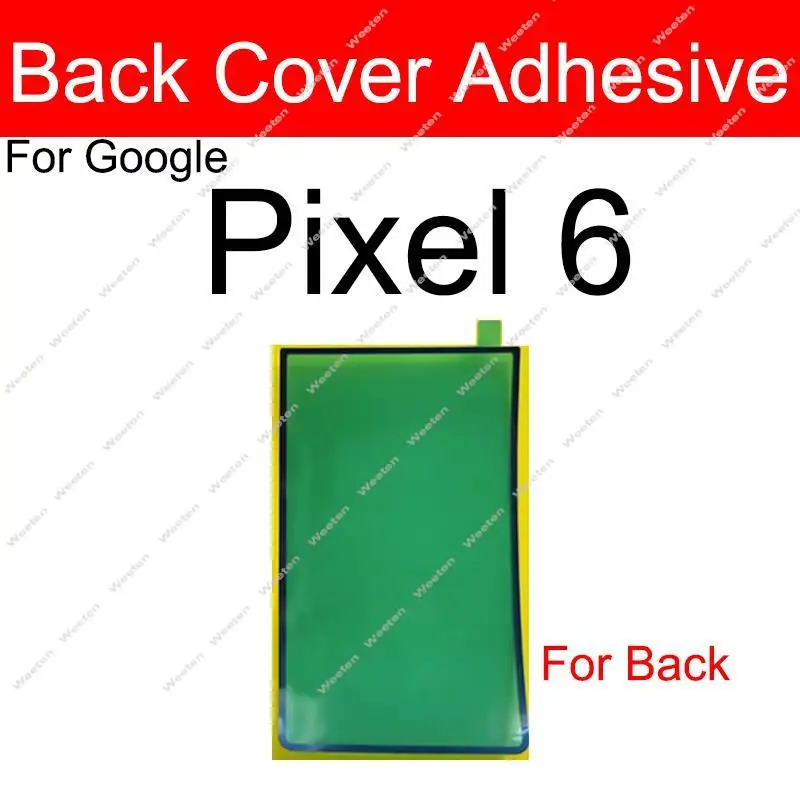 LCD + Back Adhesive For Google Pixel 5 5A 6 6 Pro Front Screen Adhesive Sticker Glue Rear Cover Adhesive Sticker Parts