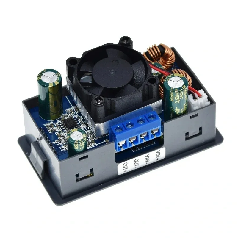 XY-S3580 DC-DC 벅 부스트 컨버터, 5A 전원 모듈, 조정 가능한 조정 전원 공급 장치, 정전압 및 전류 태양광 충전 