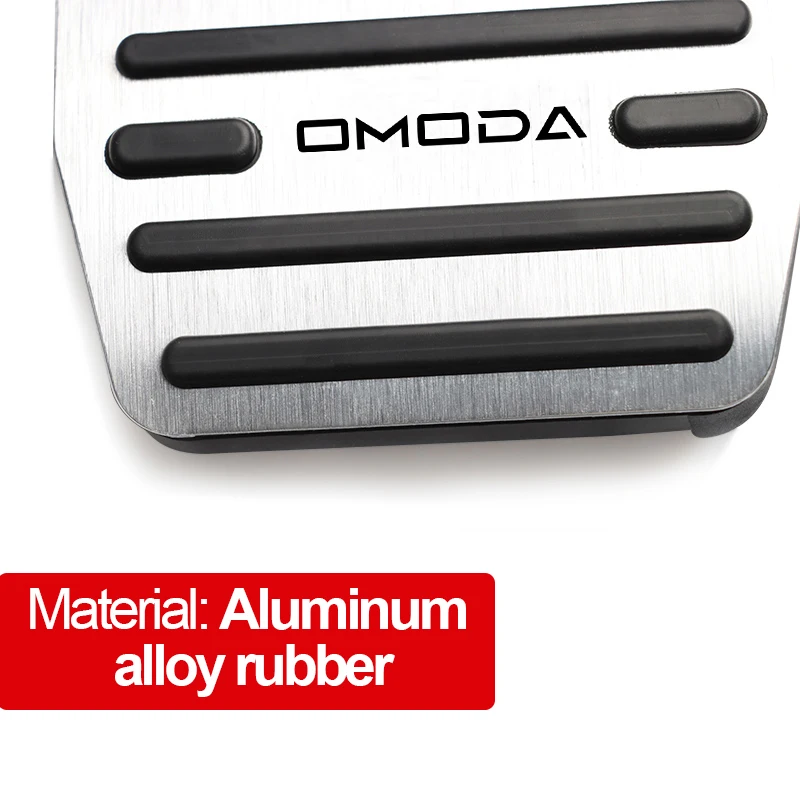 Aluminum Car Accelerator Gas Ful Pedal Brake Pedals Cover Pads Non-Slip Accessories For Chery Omoda 5 C5 FX