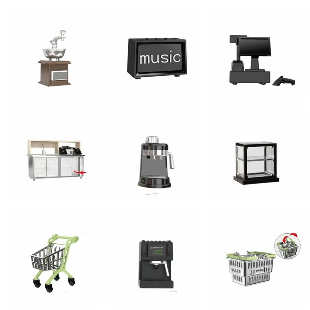 Miniature Dollhouse Furniture Accessories ABS Material