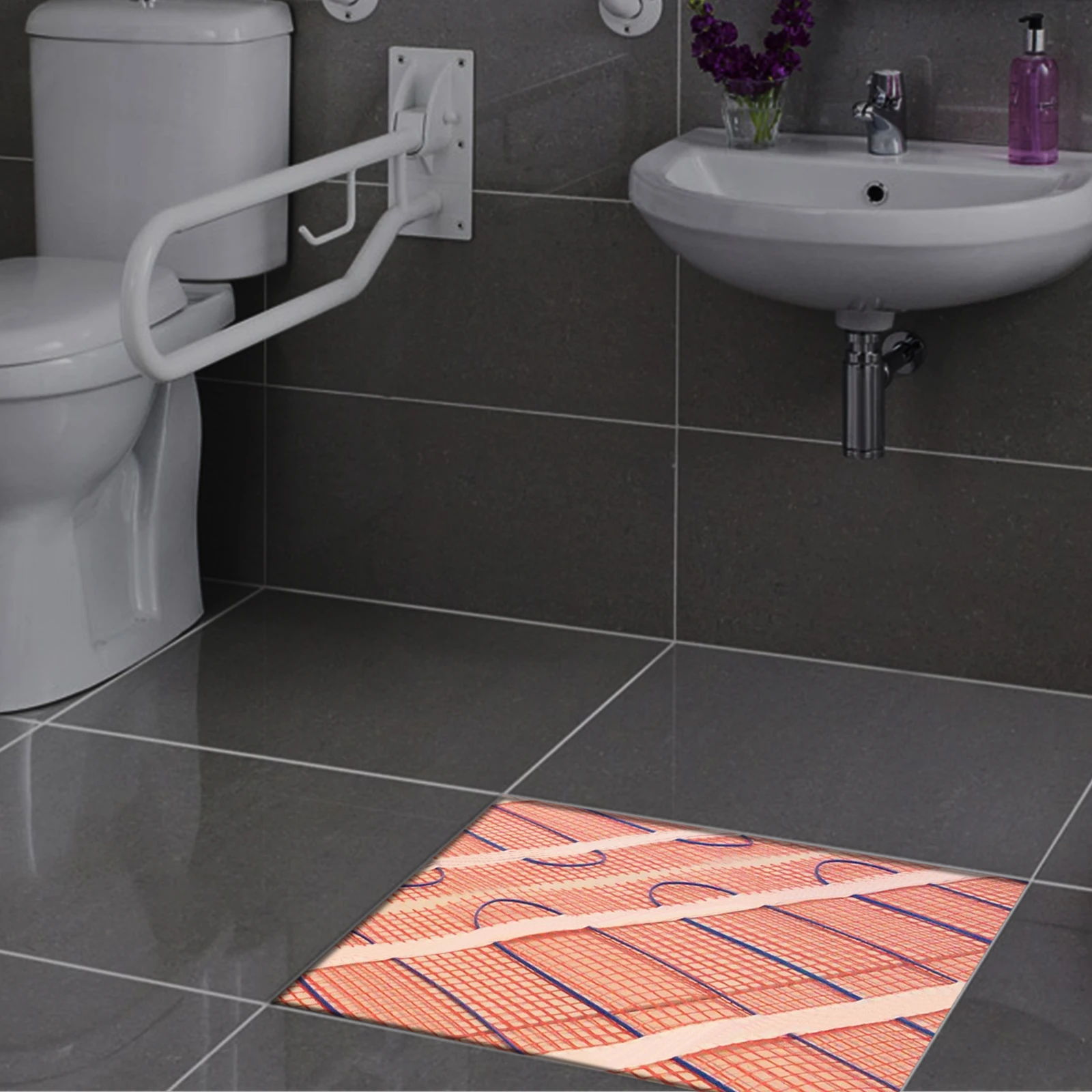 Minco Heat 150w/㎡0.5~15㎡ Tile Cement Heating Floor Cable Electric Warm Mat  Twin Conductor Electric Warm Strand Mat - AliExpress