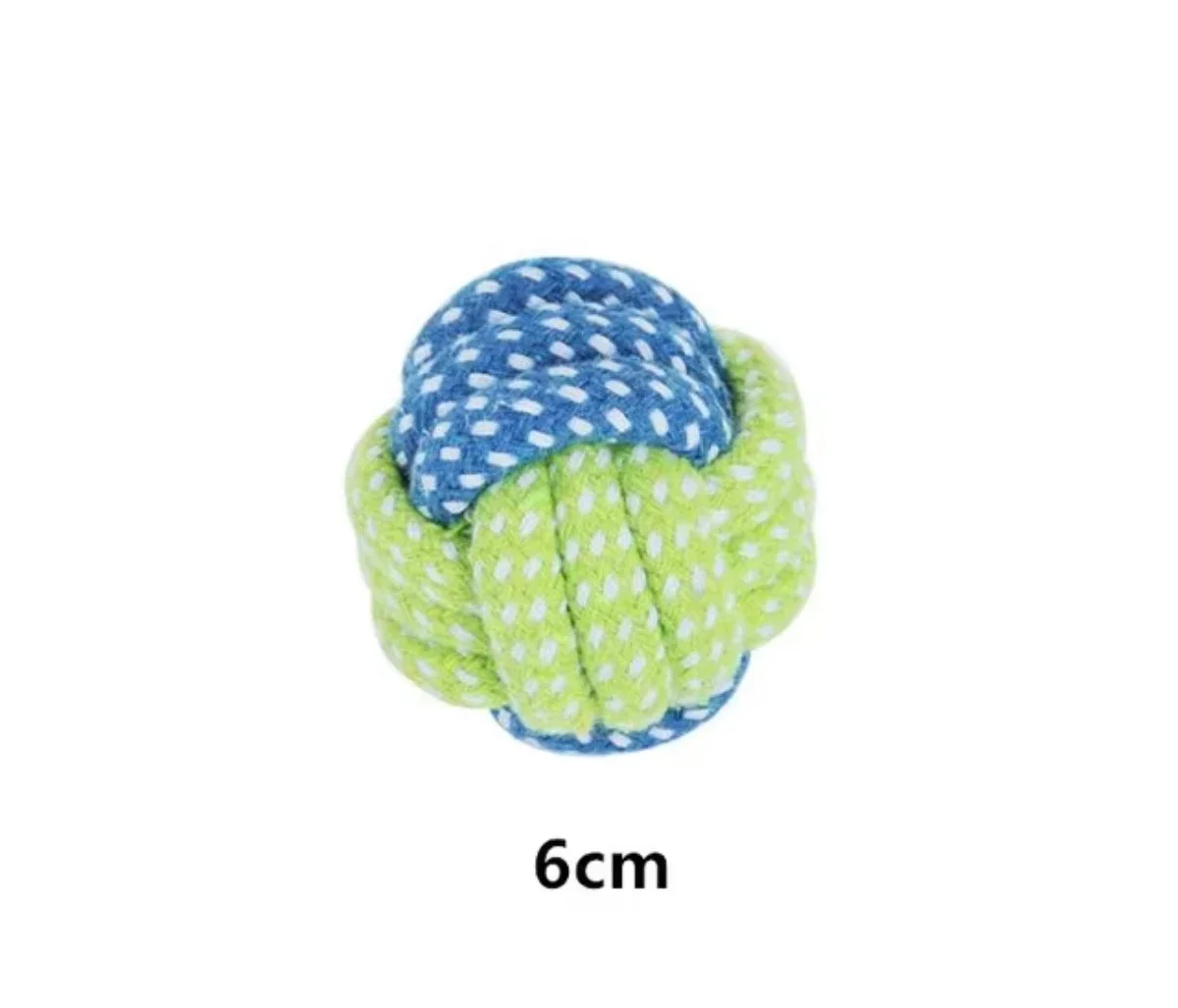 Interactive Cotton Rope Dog Toy - Durable Chew Ball and Toothbrush