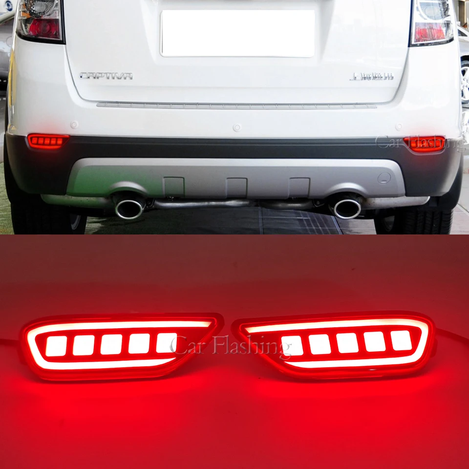 GM Rear Bumper Reflector Set – Fits 2012-2015 Chevrolet Captiva Sport (Left & Right)
