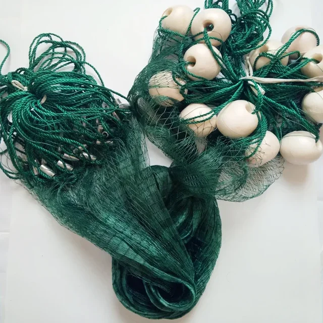 Small Mesh Fishing Net Length 5m to 100m Foldable Fishing Net 1 Fingue Mesh Monofilament Nylon Catching Fish Net Netting Tool 2