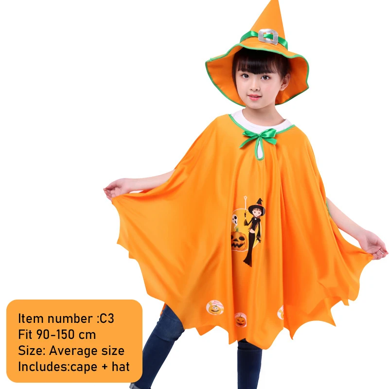 Costumes de cosplay d'Halloween pour enfants avec chapeaux et pistolets,  cape, services.com Jack, Everak noir et rouge, accessoires de fête, 7,5 -  AliExpress