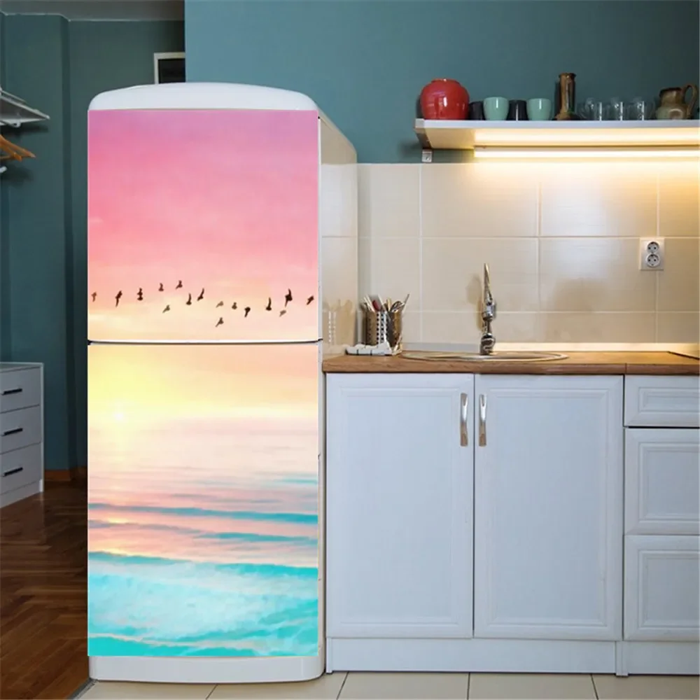 Vinyle Pour Réfrigérateur Tour Eiffel Plusieurs Dimensions