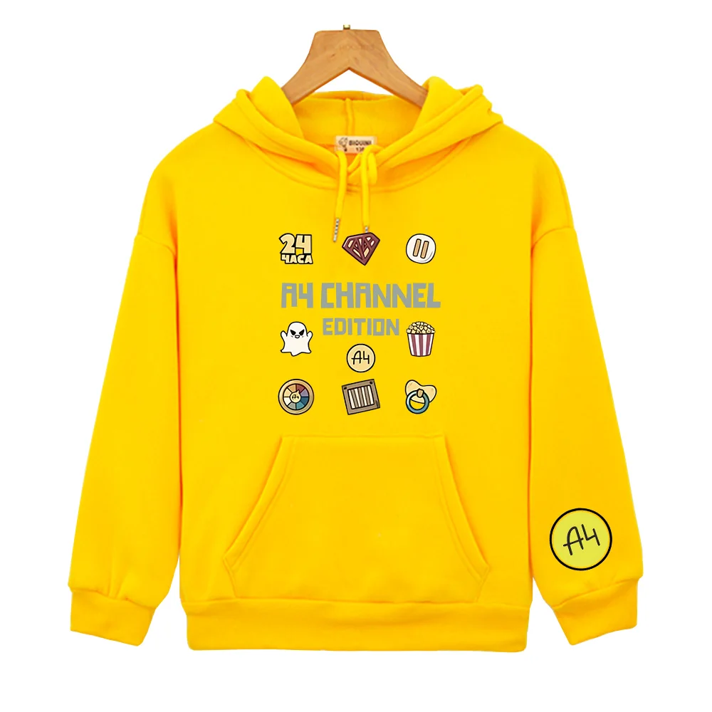 

Влад A4 Бумага Merch Vlad Lamba Hoodies Casual Autumn Comfortable Sweatshirt Streetwear Cartoon Boys and Girls Pullover Children