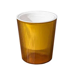 Elegant Self - Watering Planters - Anti - Rot Design for Indoor Plants and Flowers (Translucent Yellow S)