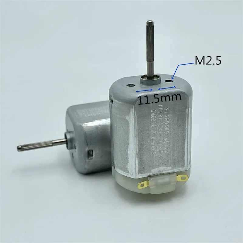 Standard Motor Fp280-Cn/11415 Mini 24mm Electric Motor Dc 6v 12v 14.4v 5900rpm Carbon Brush