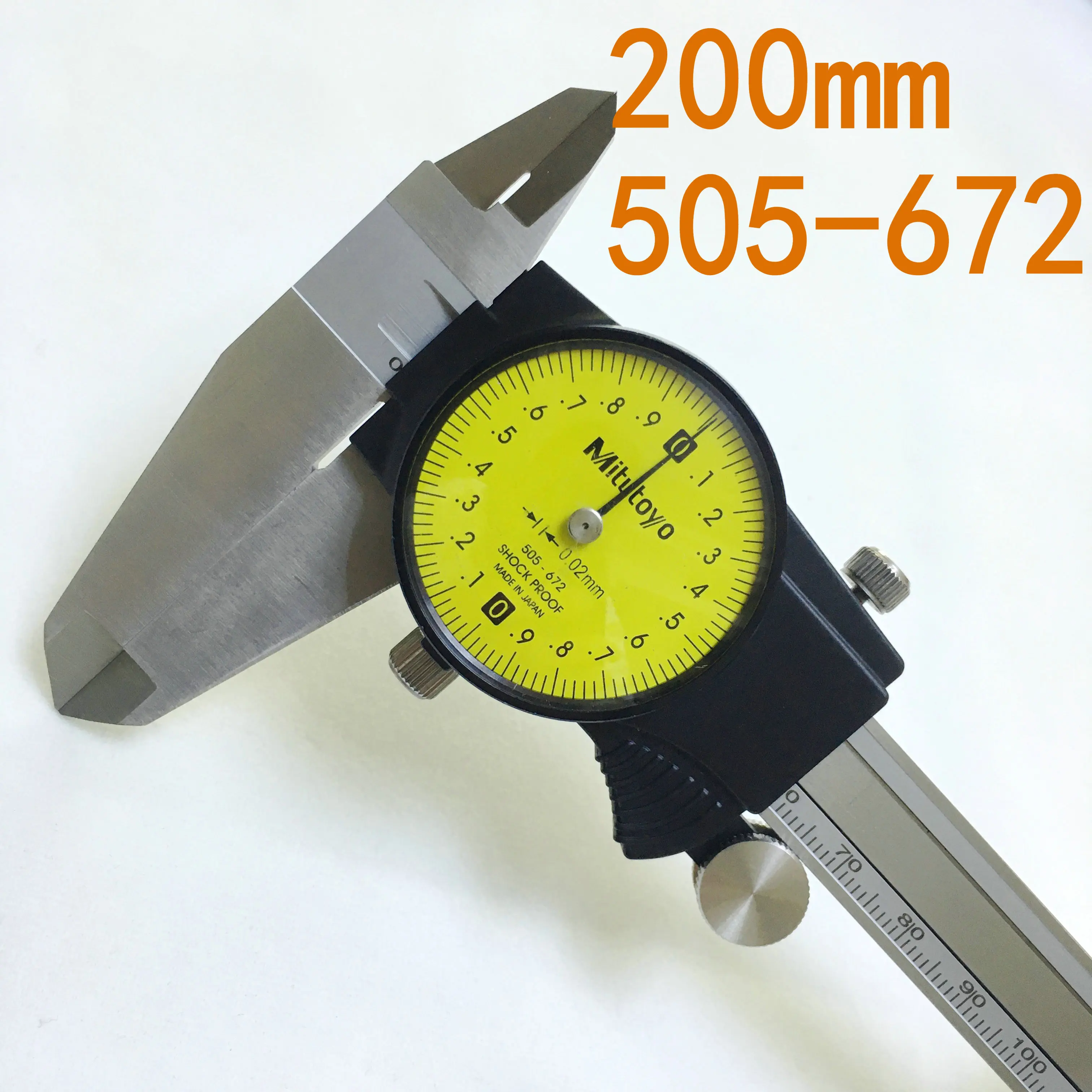 

Japan Mitutoyo Vernier Caliper 6in 505-671 0-150mm 505-672 0-200mm Air Pressure washer Drill Folding knife Fan Hand tools box