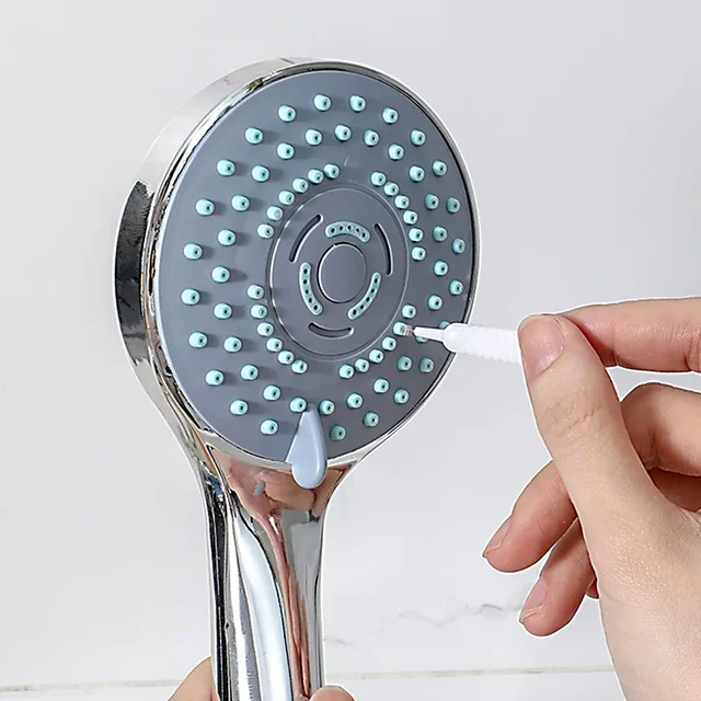 Petite brosse en Nylon, pomme de douche, trou de téléphone portable, brosse de nettoyage des espaces, outils de nettoyage ménager, fournitures Gadgets 3