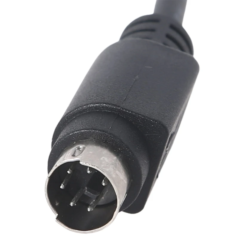 MECCANIXITY Cavo Prolunga PS/2 Maschio-maschio 0.5m – Per Mouse E Tastiera PC, Connettori Nichelati