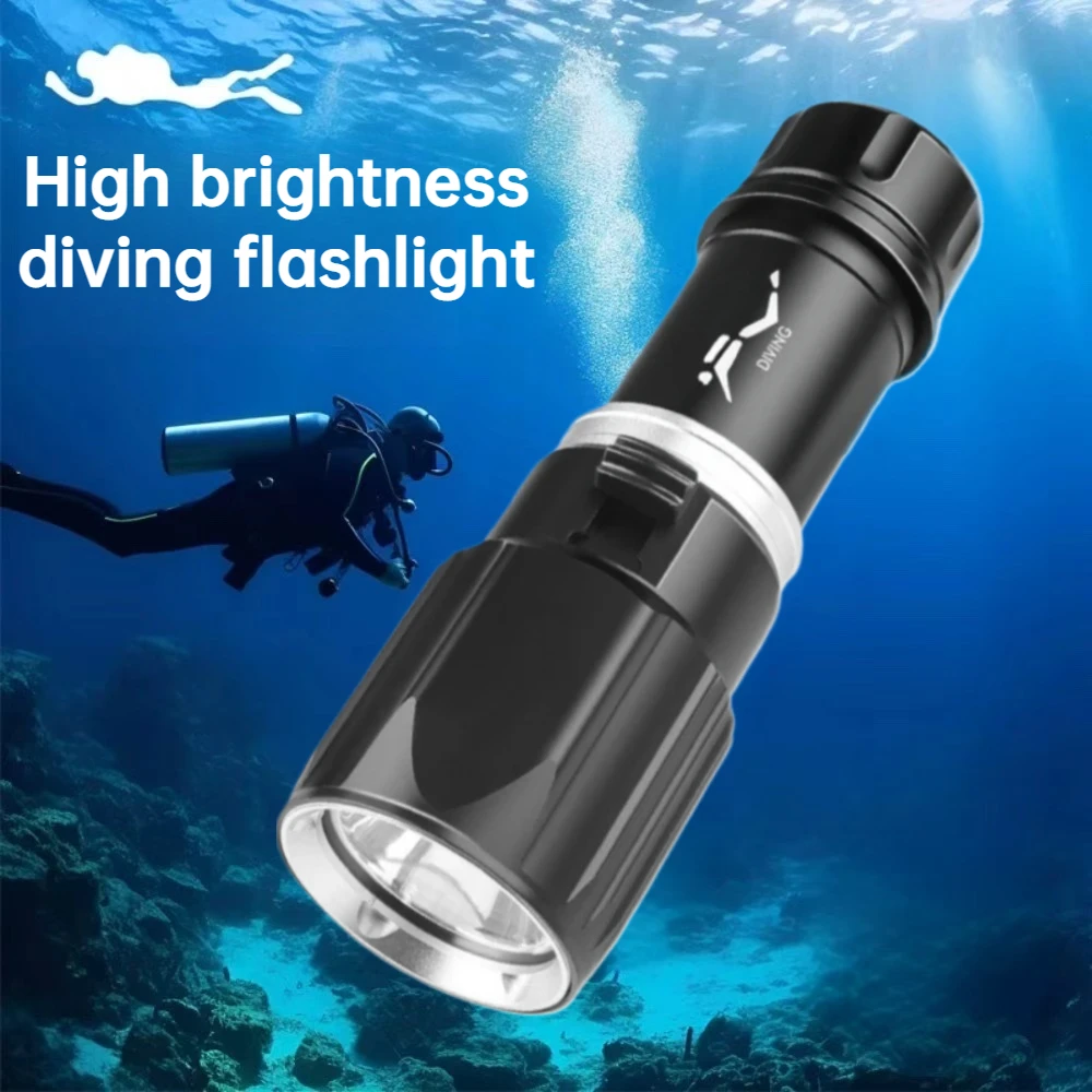  slider image of Strong Light Diving Flashlight
