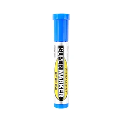 Heavy - Duty Waterproof Chisel Tip Permanent Markers, Large - Capacity, Black, Blue, Red, (2)