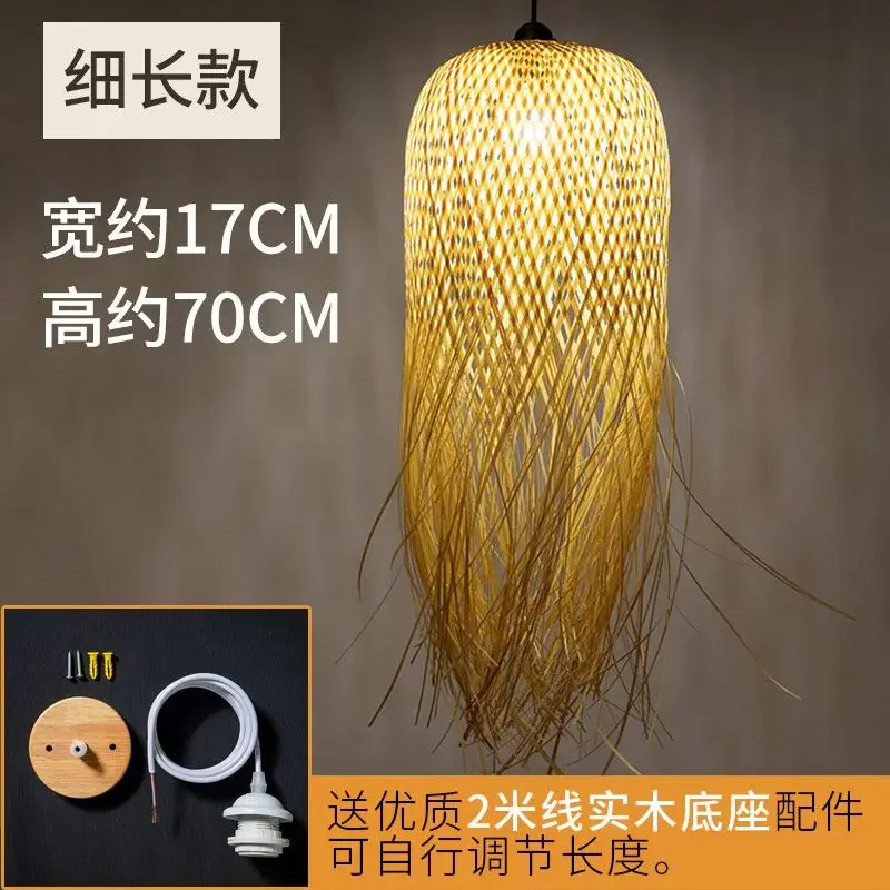 

Led Bamboo Rattan Pendant Lights for Home Luminaire Design Pendant Loft Hanging Lustre Suspension Fixtures home decor Hang Lamp