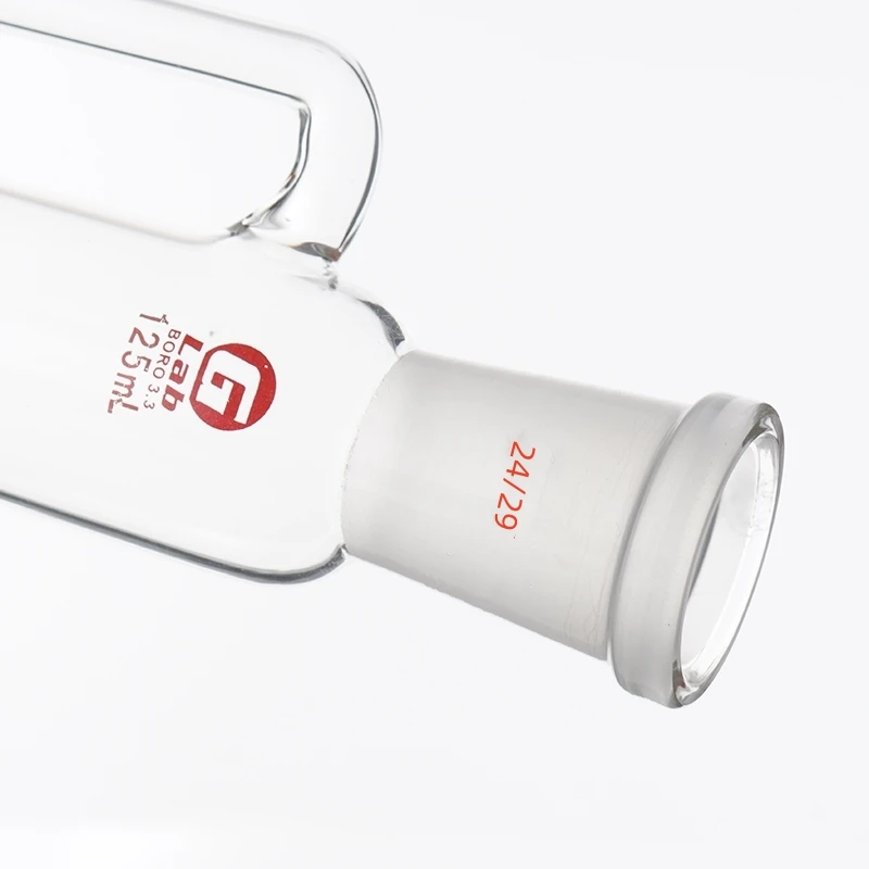 100ML 실험실 고품질 PTFE 정압 표준 입 24*29 깔때기 원통형 드립 깔때기