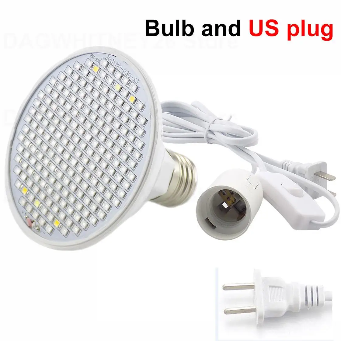 bulb and US adapter