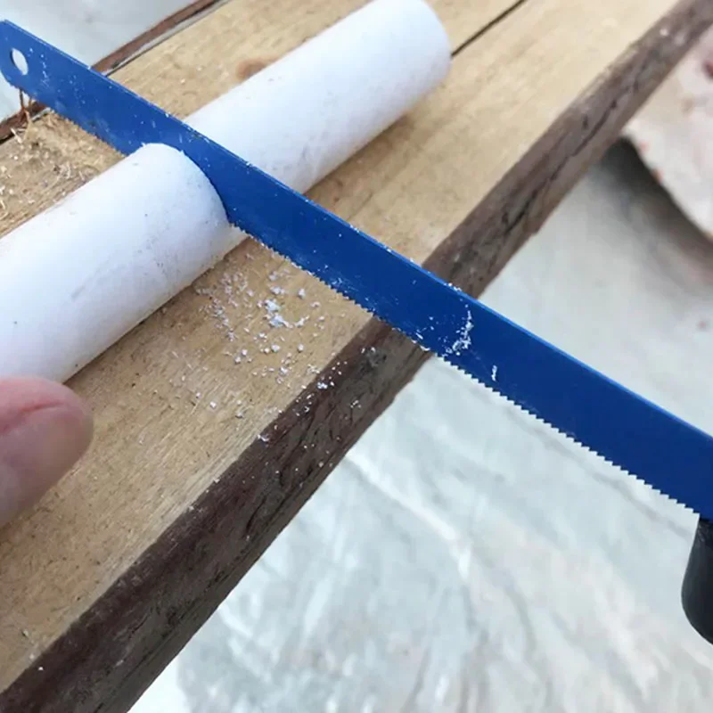 Mini Metal Hacksaw Plastic Handle Adustable Portable Hand Saw Sawing PVC Pipe Wood Carpentry Tool Accessories 1Pc hand saw