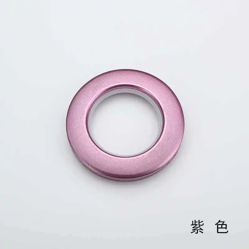 Elegant Purple Ring Set: Premium Mute Eyelet Curtain Accessories