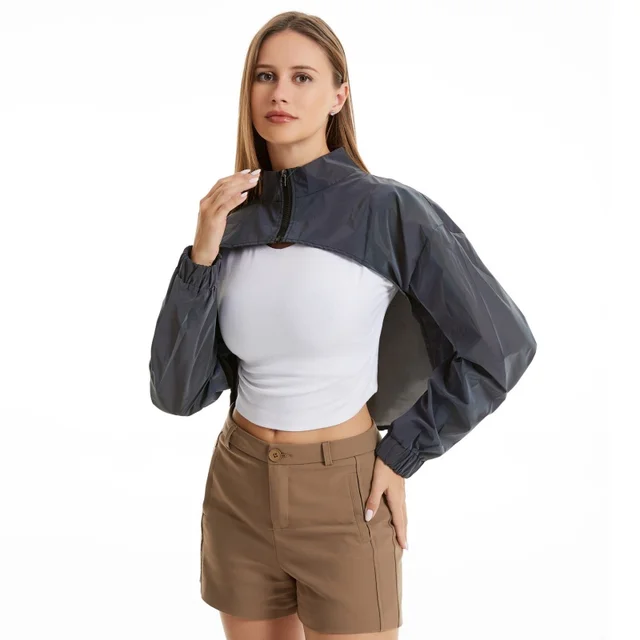 Long Sleeve Irregular Shrug Top 5
